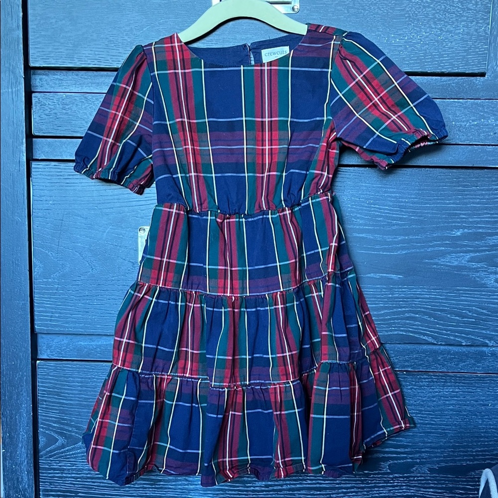Crewcuts Multicolor tartan Plaid Casual Dress size 3